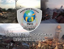 Peduli bencana Sulteng, besok IWO Manado galang donasi