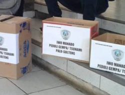 IWO Manado galang donasi untuk Palu, Walikota: Bantuan kalian sangat berarti