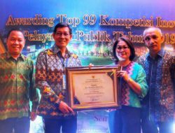 Manado sabet penghargaan TOP 99 Inovasi Pelayanan Publik Tahun 2019