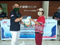 Dampak Covid-19, FIF Group Amurang salurkan bantuan sembako kepada warga