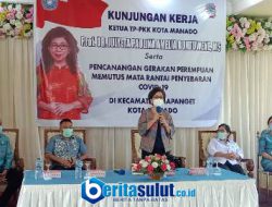 Giliran mama-mama Kecamatan Mapanget dapat sentuhan JPAR, edukasi Covid-19