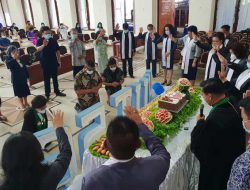 Pnt JPAR dan Pnt Ai diutus dan didoakan Pendeta dan Pelsus GMIM JSPS Pakowa