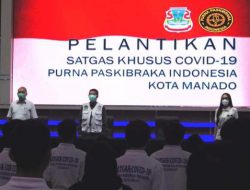 Lantik Satgas Covid-19 Purna Paskibraka Indonesia, Walikota GSVL: Ayo terus bergerak