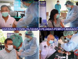 Vaksinasi Tahap II di Manado berjalan lancar, Walikota GSVL: Semua aman