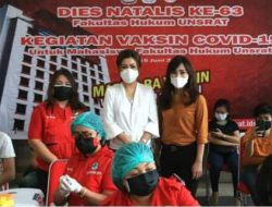 Dies Natalis 63 FH Unsrat gandeng Pemkot Manado gelar vaksinasi Covid-19, ini pesan isteri Wali Kota AA