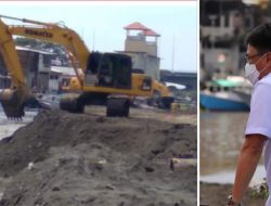 Normalisasi sungai, Andrei Angouw tinjau pengerukan Kuala Jengki