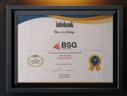 Dapat predikat “Sangat Bagus”, BSG raih Penghargaan Infobank 2021