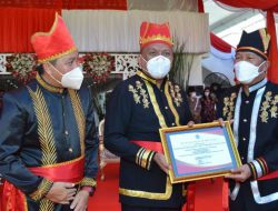 Momentum HUT ke-57 Sulut, Pemkab Minsel dapat penghargaan dari Gubernur