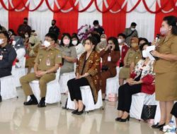 Menteri Bintang launching “Tabungan Bohusami Perempuan Hebat”, Kadis Esther Mamangkey wakili Kab/Kota sampaikan aspirasi