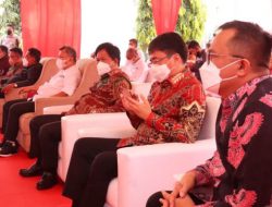 AARS ikut meletakkan batu pertama pembangunan Kantor Pusat Bank SulutGo