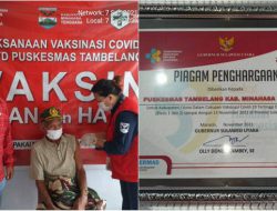 Kerja keras dr Marsel Potalangi, Puskesmas Tambelang raih penghargaan dari Gubernur OD