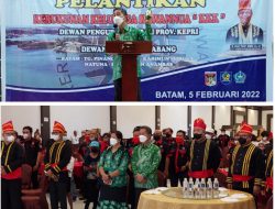 Hadiri pelantikan K3 Kepri, Wabup Minsel ingatkan persatuan hingga bicara cap tikus