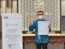 Jasa Raharja terima Sertifikat ISO 22301 : 2019 – BCMS, Amos: Buah kerja keras seluruh jajaran