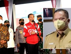 Bupati E2L laporkan capaian vaksinasi di Talaud kepada Presiden Jokowi