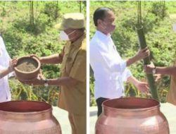 Gubernur Olly bawa tanah dan air ke IKN Nusantara diisi dalam “Belanga Tanah” dan “Buluh”