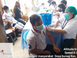 Intens edukasi warga, capaian vaksinasi dosis 2 Desa Bunag lampaui target