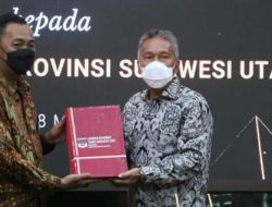 Bupati FDW serahkan LKPD Pemkab Minsel 2021 kepada BPK-RI