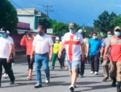 Jalan sehat warnai peringatan 2 tahun kepemimpinan E2L-MAP di Talaud