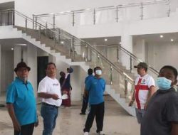 Bupati E2L tinjau progres pembangunan kantor Bupati Talaud baru