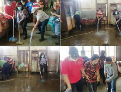 Sherly Rompas pimpin jajaran DP3A Mitra bantu warga terdampak banjir di Belang