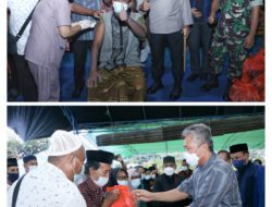 Bupati FDW tinjau vaksinasi sekaligus silahturahmi dengan umat Islam di Tanamon