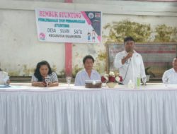 Persoalan Stunting menjadi perhatian serius Pemdes Silian Satu