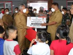 Kunjungi korban bencana alam di Amurang, Gubernur Olly bawa bantuan 6 miliar