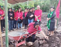 Kantor DPC PDIP Mitra mulai dibangun, anggarannya mencapai Rp1,2 miliar