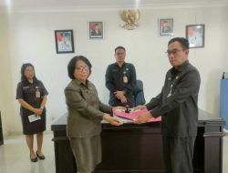 Waruis jadi Sekwan DPRD Mitra, Novry Raco staf ahli bupati