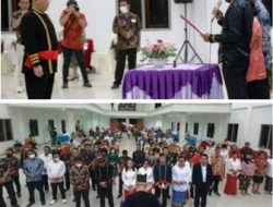 Dipimpin Pdt Warouw, pengurus K3 Jayapura 2022-2026 dilantik, ini pesan Tonaas Wangko Umbanua Benhur Tomi Mano