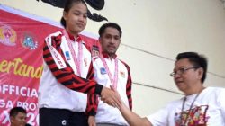 Atlet tenis meja Manado Praysi Sulangi bangga bawa pulang 3 medali dari Porprov Sulut 2022