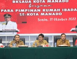 Walikota dan Wakil Walikota Manado tatap muka dengan para tokoh agama se-Kota Manado