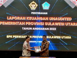 Steven terima LKPD Unaudited Pemprov Sulut 2022, Olly beri apresiasi BPK RI