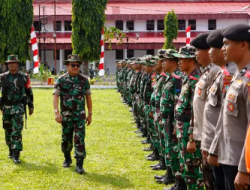 Gagah beseragam loreng, Walikota Maurits Mantiri bak TNI saat membuka TMMD ke-116 di Bitung