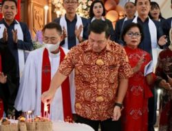 Hadiri HUT ke-20 Jemaat GMIM Lembah Kasih Banjer, Wagub Kandouw Ingatkan Jemaat Jangan Kehilangan Iman