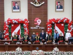 DPRD Sulut Gelar Rapat Paripurna HUT Provinsi Sulut ke-59 Tahun