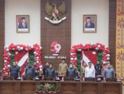 DPRD Sulut Gelar Rapat Paripurna Penyampaian Penjelasan Gubernur Terhadap Ranperda APBD TA 2024