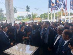 Resmikan Kantor DPW Partai NasDem Sulut, Surya Paloh Angkat Jempol Buat Felly Runtuwene
