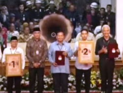 Resmi! Ini Nomor Urut Pilpres 2024: 1 Anies-Muhaimin, 2 Prabowo-Gibran, 3 Ganjar-Mahfud
