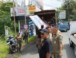Langgar Aturan, Puluhan APK Di Manado Ditertibkan