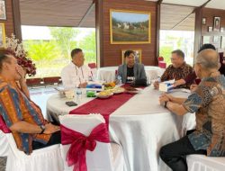 Safari tahun baru 2024, James Sumendap sambangi kediaman Gubernur Sulut