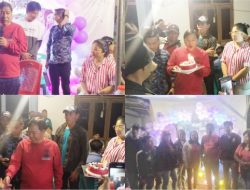 Penuhi undangan di Desa Powalutan-Minsel, Caleg DPR RI James Sumendap disambut riuh simpatisan dan relawan