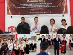 2.751 anggota KPPS wilayah Kabupaten Minahasa Tenggara dilantik serentak