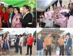 Sambangi Modoinding, James Sumendap disambut ratusan pendukung dan simpatisan