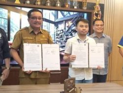 Layanan Internet, Walikota Bitung Bangga Teken Kerjasama dengan Direktur Umur 21 Tahun