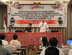 Aktivitas di TPS dan Tempat Rekapitulasi Penghitungan Suara Akan Meningkat, Bawaslu Sulut Butuh Pengawasan Bersama