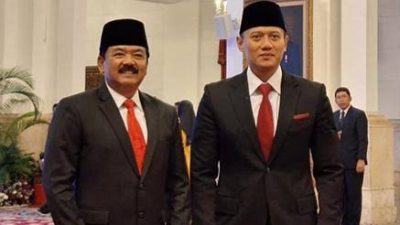 Presiden Jokowi Resmi Lantik Hadi Sebagai Menko Polhukam dan AHY Jadi Menteri ATR