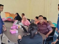 KPU Bolmut Gelar Monitoring dan Evaluasi Layanan DPTb di Kecamatan Sangkub dan Bintauna