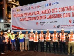 Walikota dan Wawali Bitung Menghadiri Pelepasan Ekspor Perdana Sulut Menuju Asia Timur