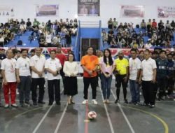 Wagub Sulut Steven Kandouw Geber Kejuaraan Futsal Antara Mahasiswa di UNIMA